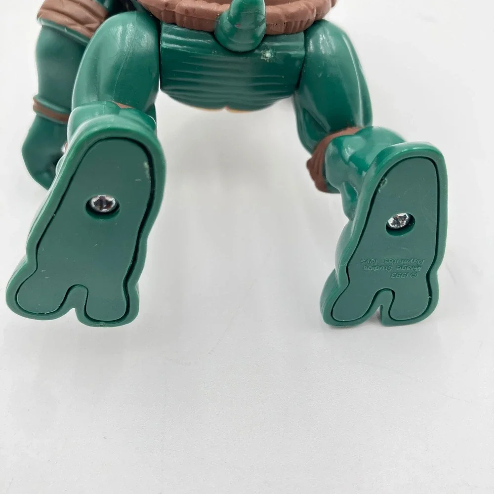 Vintage 1993 Playmates TMNT Black Belt Boxer Mike Action Figure Complete